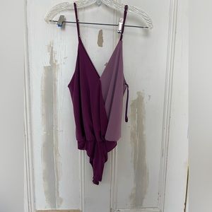 Purple bodysuit